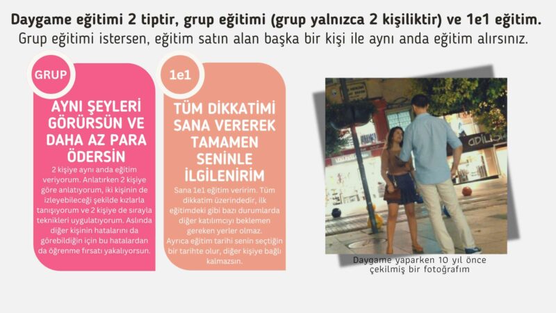 kızlarla tanışma eğitimi